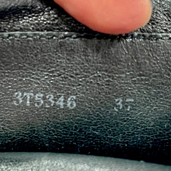 Prada Black Leather Combat Boots Size 7 - Picture 11 of 13